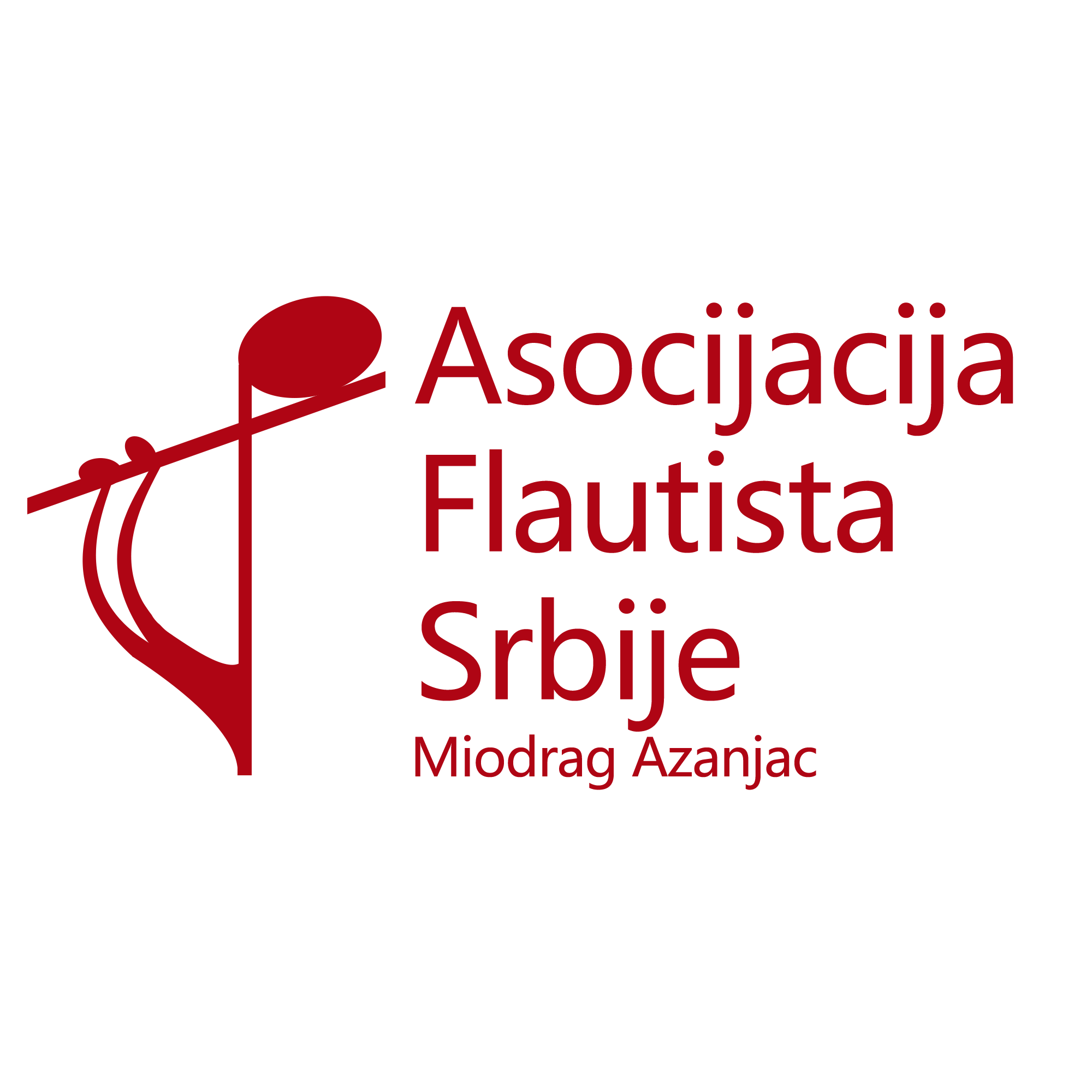Asocijacija Flautista Srbije logo remake